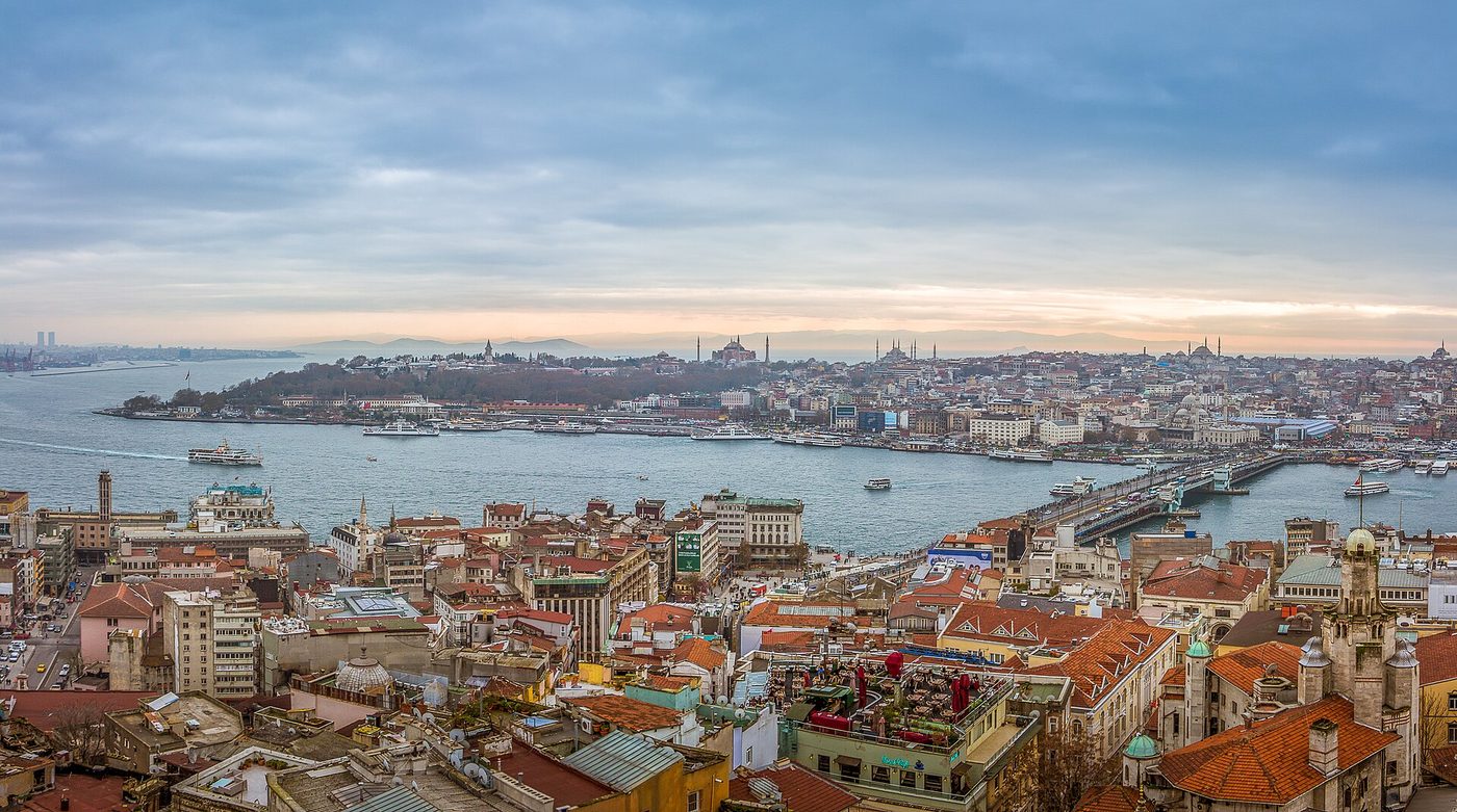 The Golden Horn and the old city of Istanbul