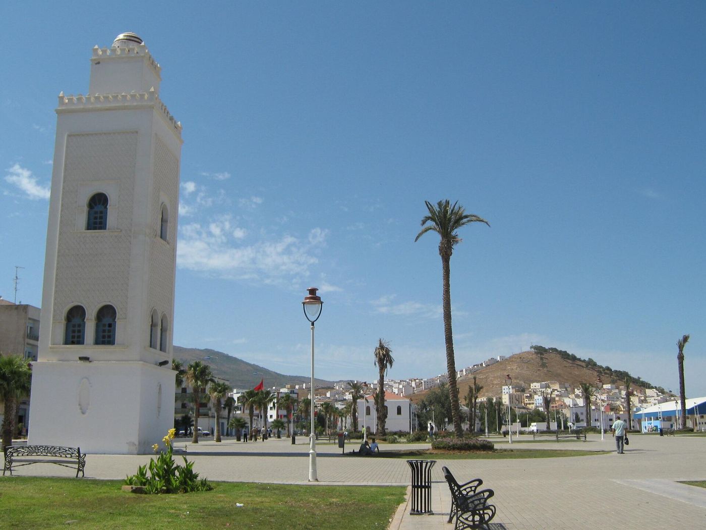 A minaret and a square in Nador